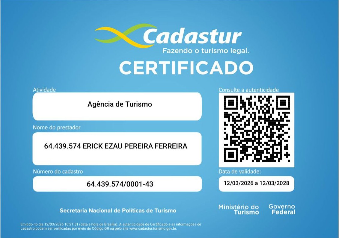 Registro oficial Cadastur